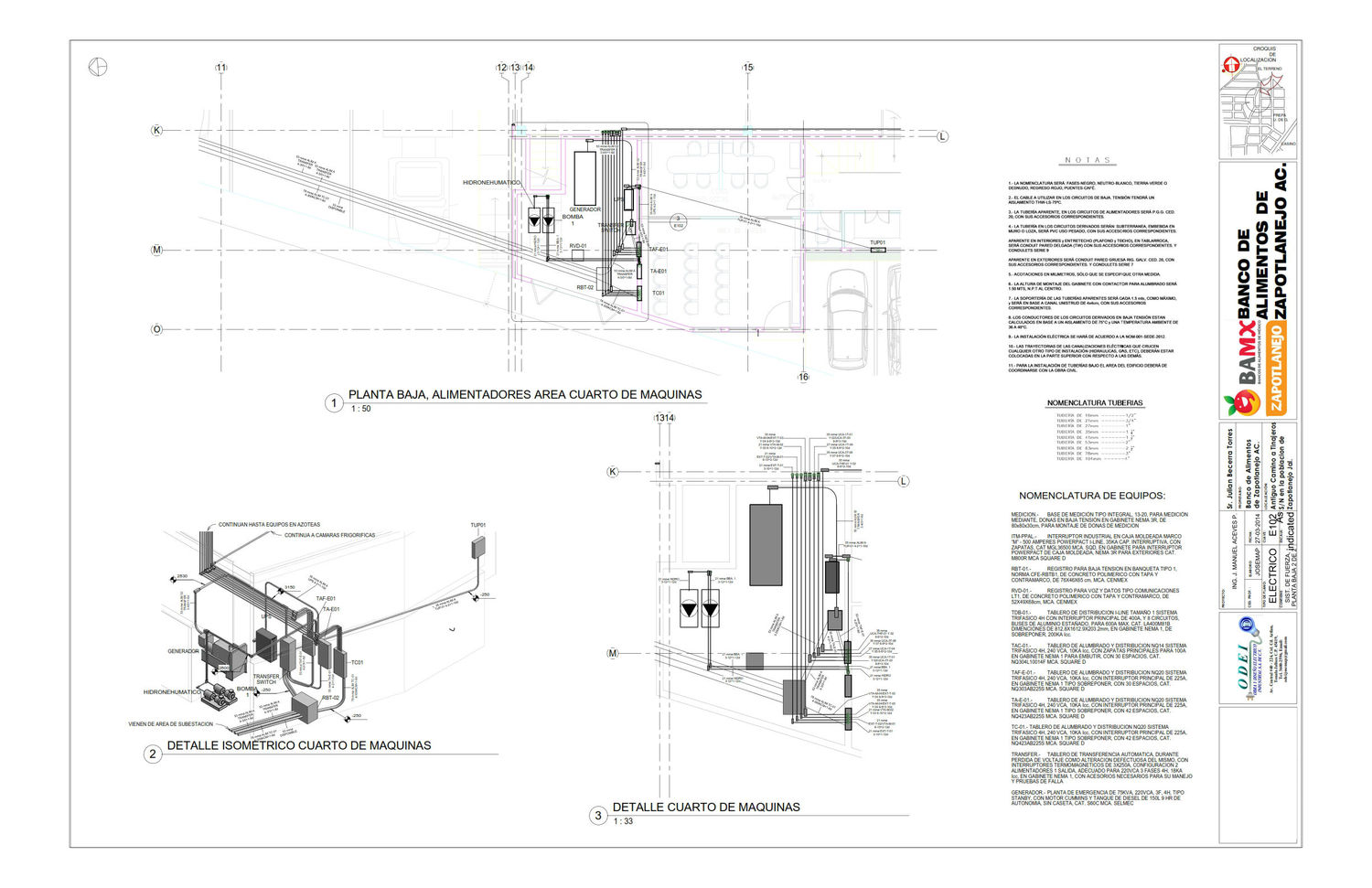 <span style="font-weight: bold;">Proyectos en Media y baja tensión</span> 